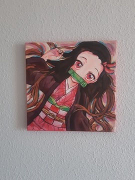 Obraz akrylowy Nezuko Demon Slayer 30x30 cm