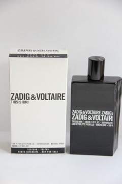 Zadig & Voltaire This Is Him edt.100ml.oryginał