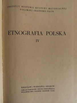 Etnografia Polska IV