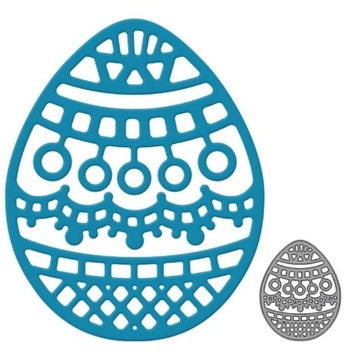Wykrojnik Wielkanoc zajączek pisanka jajko pisanki