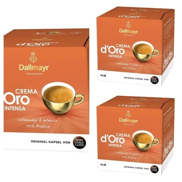 Kawa Dolce Gusto Dallmayr Crema d'ORO  Intens 3x16