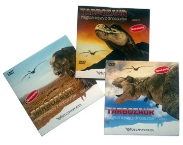 3DVD Dinozaur Tarbozaur najgroźniejszy NOWE CAŁOŚĆ