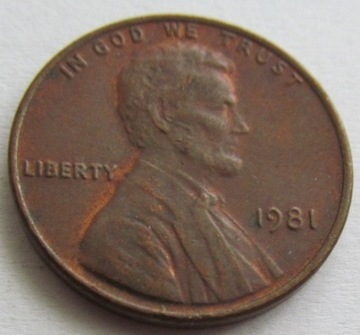 1 cent USA 1981 r. 