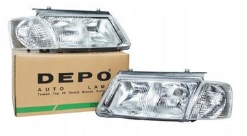 REFLEKTORY LAMPY VW PASSAT B5 96-00 H4+H7 +MIGACZE