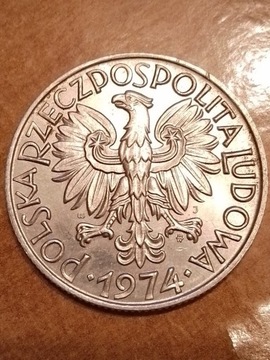 5zł Rybak 1974rok