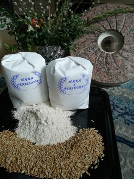 Mąka Orkiszowa BIO z własnego gospodarstwa typ1750