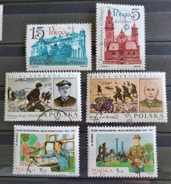 POLSKA 1984 zestaw pełnych serii STEMPEL