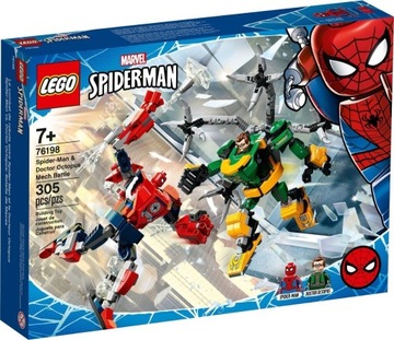 LEGO SUPER HEROES 76198 Bitwa mechów + GRATIS