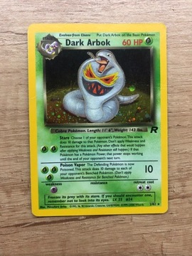 Karta Pokemon Dark Arbok 2/82 Team Rocket 2 