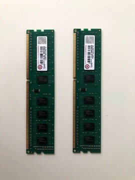 Pamięć RAM 4GB(2x2) 1Rx8 DDR3 1600U Transcend