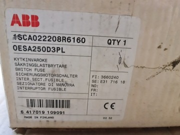 ABB Rozłącznik OESA 250d3pl