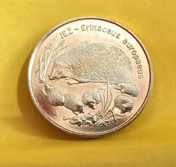 2 zł 1996 r. Jeż