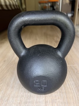 KETTLEBELL żeliwny 20KG