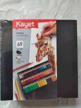 Kredki ołówkowe Kayet 69 sztuk 