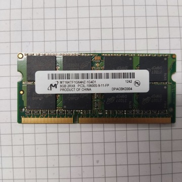 Pamięć RAM DDR3 MICRON MT16KTF1G64HZ-1G4D1 8GB