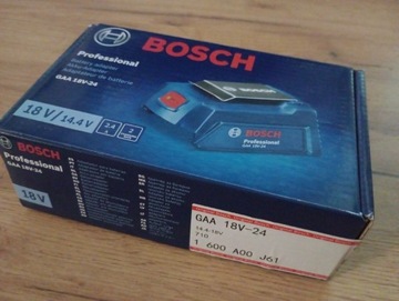 Bosch Ładowarka USB Li-Ion GAA 18V-24 2,4A