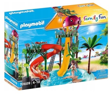 Playmobil 70609 Aqua Park ze zjeżdżalniami