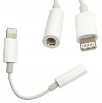 Adapter iPhone Lightning na jack 3,5mm słuchawki