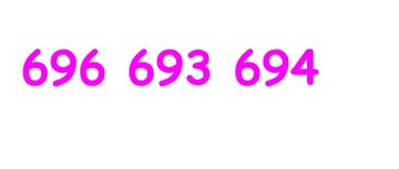 696 693 694 ZŁOTY NUMER w T-Mobile
