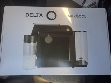 Nowy ekspres delta q mini milkqool gwarancja kapsułki spieniacz kawy