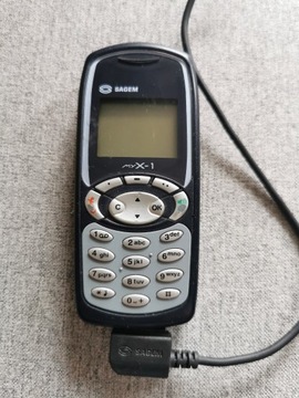 zabytek telefon komórkowy sagem x-1