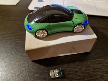 Mysz Bezprzewodowa USB Optyczna Samochód 