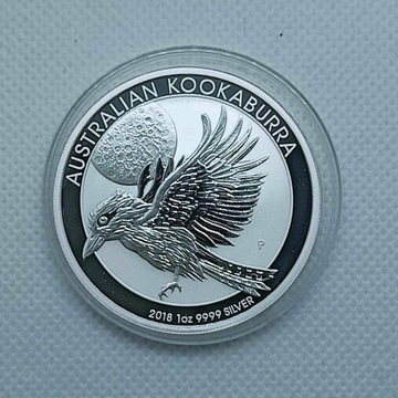 Kookaburra 2018 1 oz srebro Australia 