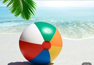 Piłka plażowa 50.8 cm.nadmuchiwana.