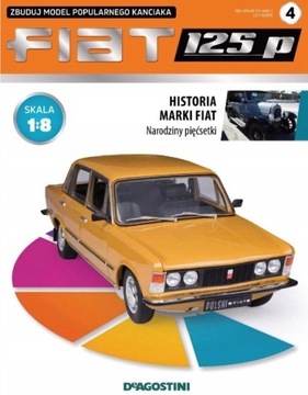 Fiat 125p numer 4- zafoliowany!