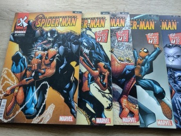 Spectacular Spiderman 5 zeszytów komplet!