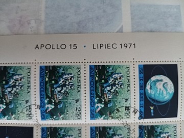 Znaczki Apollo 15 