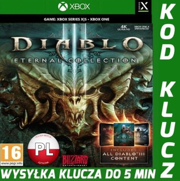 DIABLO 3 III ETERNAL COLLECTION PL XBOX ONE KLUCZ