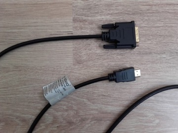 Kabel HDMI-DVI-D 1,5m, 150cm, Single Link, kolor c