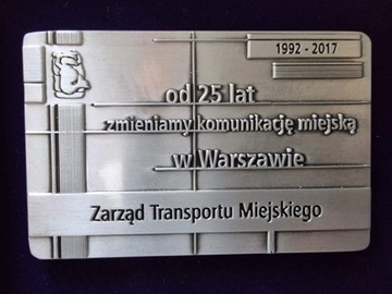 bilet Warszawa karta miejska 25 lat ZTM