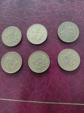 Francja 10 franków 1975,76,79,80,84,87