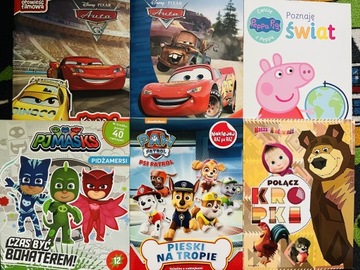 Kolorowanki Cars Peppa Masza Pidżamersi