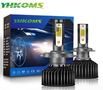 H4 samochodowa żarówka LED 12v