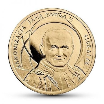 Kanonizacja Jan Paweł II woreczek 50szt moneta 2zł
