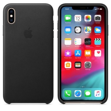 Etui silikonowe Apple iPhone XS Max czarny