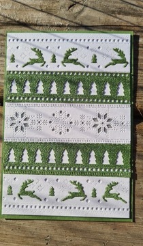 Kartka BożeNarodzenie, handmade, karta bożonarodza