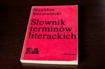 Słownik terminów literackich - S. Sierotwiński