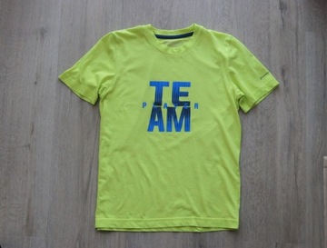 Energetics sportowy t-shirt limonkowy 152