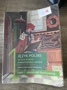 Podręcznik od polskiego klasa 1 technikum część 1