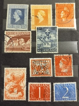 Znaczki pocztowe Holandia 10 szt.