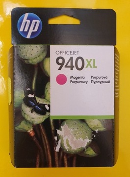 Tusz hp 940 XL magenta - oryginalny po terminie