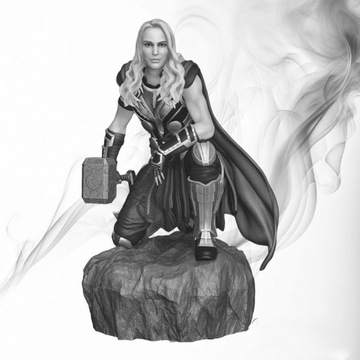 Figurka druk 3D żywica " Mighty Thor " - 12 cm
