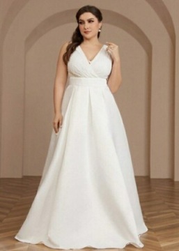 Suknia sukienka ślubna wieczorowa  Shein Belle 2XL