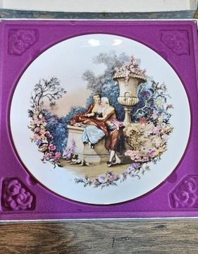 ROYAL DOULTON Talerz w pudełku WALENTYNKI 