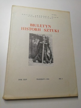Biuletyn Historii Sztuki rok XLII nr 2 1980