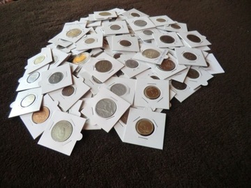 112 sztuk monety w tym SREBRNE po kolekcjonerze